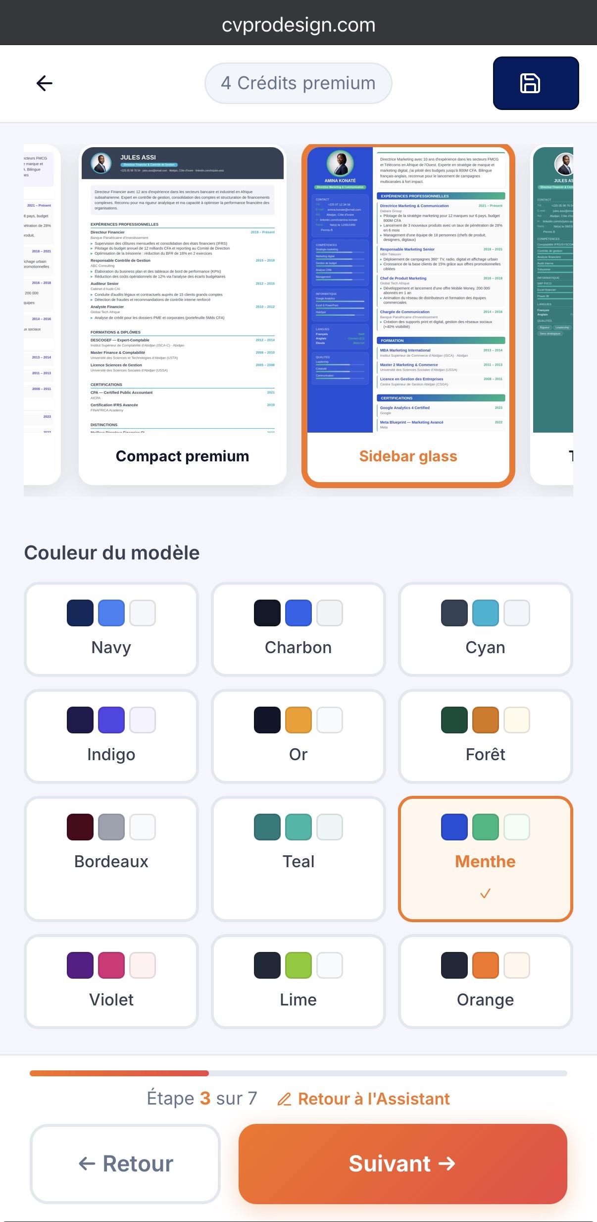 &Eacute;tape 4 — Personnalisation & Templates